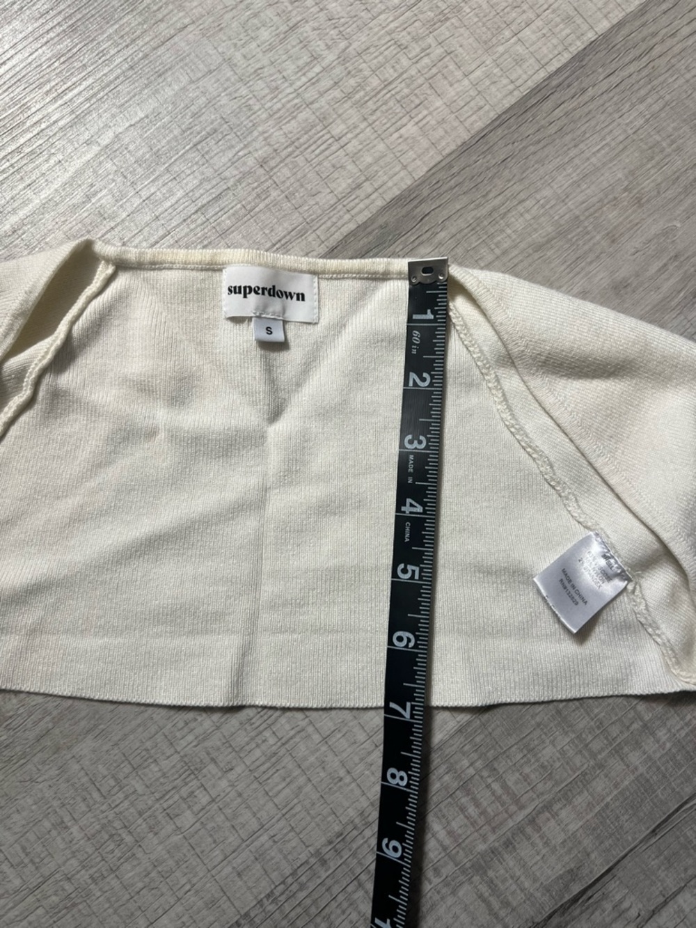 REVOLVE SUPERDOWN Off White Bolero Shrug - Picture 11 of 12